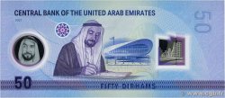 50 Dirhams Commémoratif EMIRATI ARABI UNITI  2021 P.35 FDC