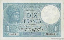 10 Francs MINERVE modifié FRANCIA  1941 F.07.28