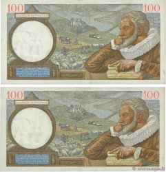 100 Francs SULLY Consécutifs FRANCE  1941 F.26.49 XF-