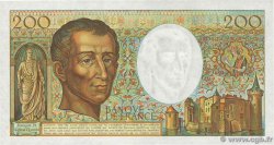 200 Francs MONTESQUIEU FRANKREICH  1981 F.70.01 fST