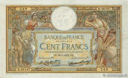 100 Francs LUC OLIVIER MERSON grands cartouches FRANCIA  1932 F.24.11 MBC