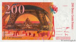 200 Francs EIFFEL FRANKREICH  1999 F.75.05 fST