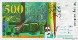 500 Francs PIERRE ET MARIE CURIE FRANCIA  1998 F.76.04 q.FDC