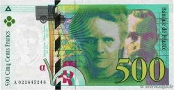 500 Francs PIERRE ET MARIE CURIE FRANKREICH  1994 F.76.01