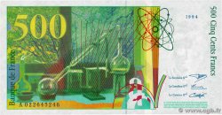 500 Francs PIERRE ET MARIE CURIE FRANCIA  1994 F.76.01 q.FDC