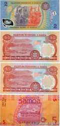 2 et 5 Tala Lot SAMOA  1990 P.31e, P.33a/b et P.38a fST+