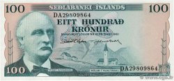 100 Kronur ISLANDE  1961 P.44a NEUF