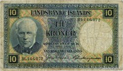 10 Kronur ISLAND  1945 P.28c SGE