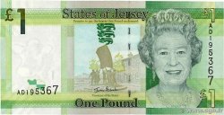 1 Pound ISLA DE JERSEY  2010 P.32a SC+