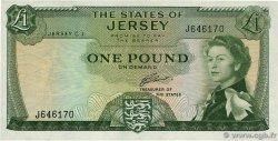 1 Pound JERSEY  1963 P.08b