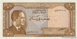 1/2 Dinar JORDANIA  1959 P.13c SC+