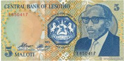 5 Maloti LESOTHO  1989 P.10a ST