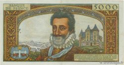 5000 Francs HENRI IV FRANCE  1958 F.49.06 TTB+