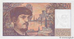 20 Francs DEBUSSY FRANCE  1980 F.66.01 SPL+