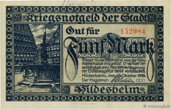 5 Mark GERMANIA Hildesheim 1918 P.- AU+