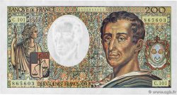 200 Francs MONTESQUIEU alphabet 101 FRANKREICH  1992 f.70BIS.01