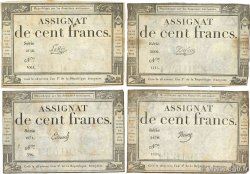 100 Francs Lot FRANCE  1795 Ass.48a TB