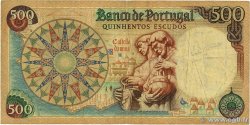500 Escudos PORTUGAL  1966 P.170a TB