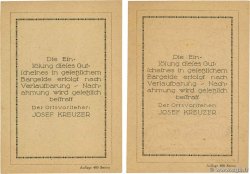 50 et 75 Heller Lot AUTRICHE Schenkenfelden 1918  SUP