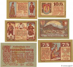 10 au 99 Heller Lot AUSTRIA Salzburg 1918  UNC-