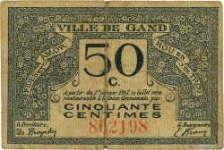 50 Centimes BELGIUM Gand 1917  F