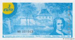 3 Euro Spécimen FRANCE regionalism and miscellaneous Dijon 1996 