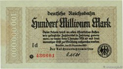 100 Millions Mark GERMANY  1923 PS.1017b