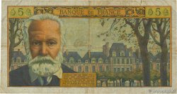 5 Nouveaux Francs VICTOR HUGO FRANCE  1961 F.56.06 VG