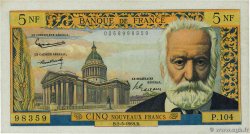 5 Nouveaux Francs VICTOR HUGO FRANCE  1963 F.56.14