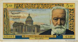 5 Nouveaux Francs VICTOR HUGO FRANCE  1965 F.56.19