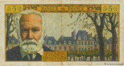 5 Nouveaux Francs VICTOR HUGO FRANCE  1965 F.56.19 F+