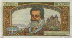 50 Nouveaux Francs HENRI IV FRANCIA  1959 F.58.01 BC+