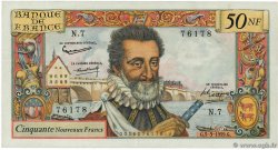 50 Nouveaux Francs HENRI IV FRANCIA  1959 F.58.01 SPL