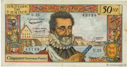 50 Nouveaux Francs HENRI IV FRANCE  1959 F.58.03 TB+