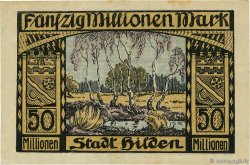 50 Millions Mark GERMANY Hilden 1923 P.- XF