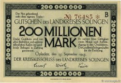 200 Millionen Mark GERMANY Leverkusen 1923 P.-