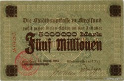 5 Millions Mark ALEMANIA Stralsund 1923 P.- BC+