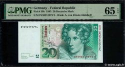 20 Deutsche Mark GERMAN FEDERAL REPUBLIC  1993 P.39b UNC