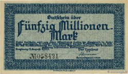 50 Millions Mark GERMANY Siegburg 1923 P.- XF