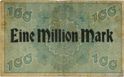 1 Million Mark GERMANIA Suhl 1922 P.- MB