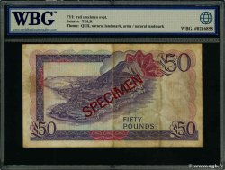 50 Pounds Spécimen GIBILTERRA  1986 P.24s MB