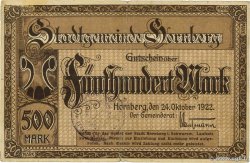 500 Mark GERMANIA Hornberg 1922 P.-