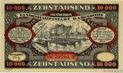 10000 Mark GERMANIA Karlsruhe 1923 P.-