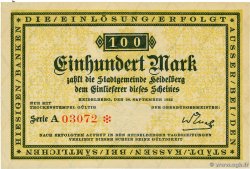 100 Mark GERMANIA Heidelberg 1922 P.- AU+