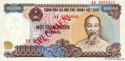 100000 Dong Spécimen VIETNAM  1994 P.117s