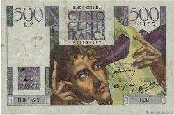 500 Francs CHATEAUBRIAND FRANCE  1945 F.34.01