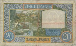 20 Francs TRAVAIL ET SCIENCE FRANKREICH  1941 F.12.13 S