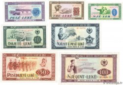 1 au 100 Lekë Lot ALBANIA  1964 P.33 à P.39