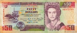 50 Dollars BELIZE  1991 P.56b S