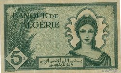 5 Francs ALGÉRIE  1942 P.091 TTB+